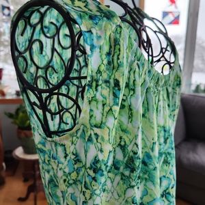 Chico's Tank in Watercolor Print, Chico's sz 0